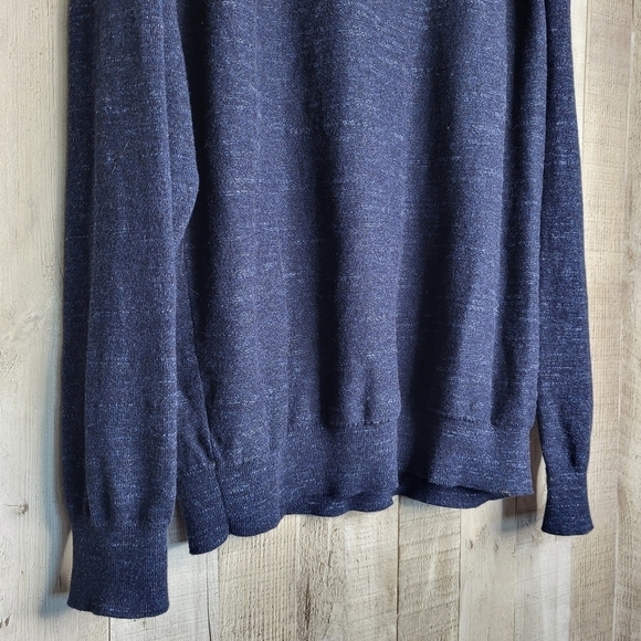 J. Crew Raglan Budded Crewneck Sweater. Blue. Size XL - Picture 10 of 10